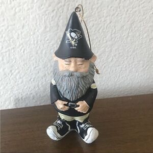 NHL Pittsburgh Penguins Garden Gnome Christmas Tree Ornament Team Sports America